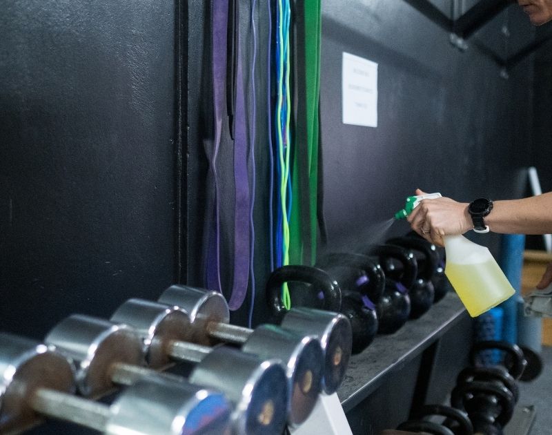 High-Touch Disinfecting Practices for Fitness Facilities